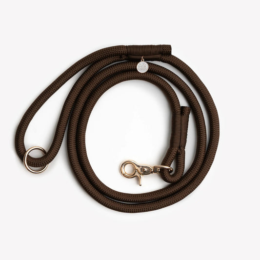 'Brown' - Braided Rope Leash FURLOU