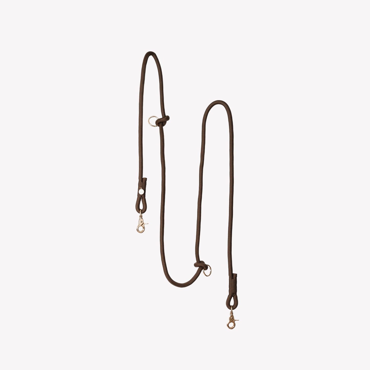 'Brown' - Hands Free Braided Leash FURLOU