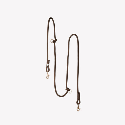'Brown' - Hands Free Braided Leash FURLOU