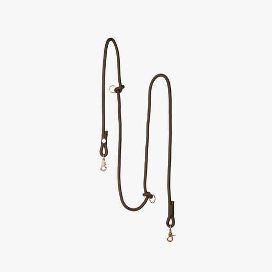 'Brown' - Hands Free Braided Leash FURLOU